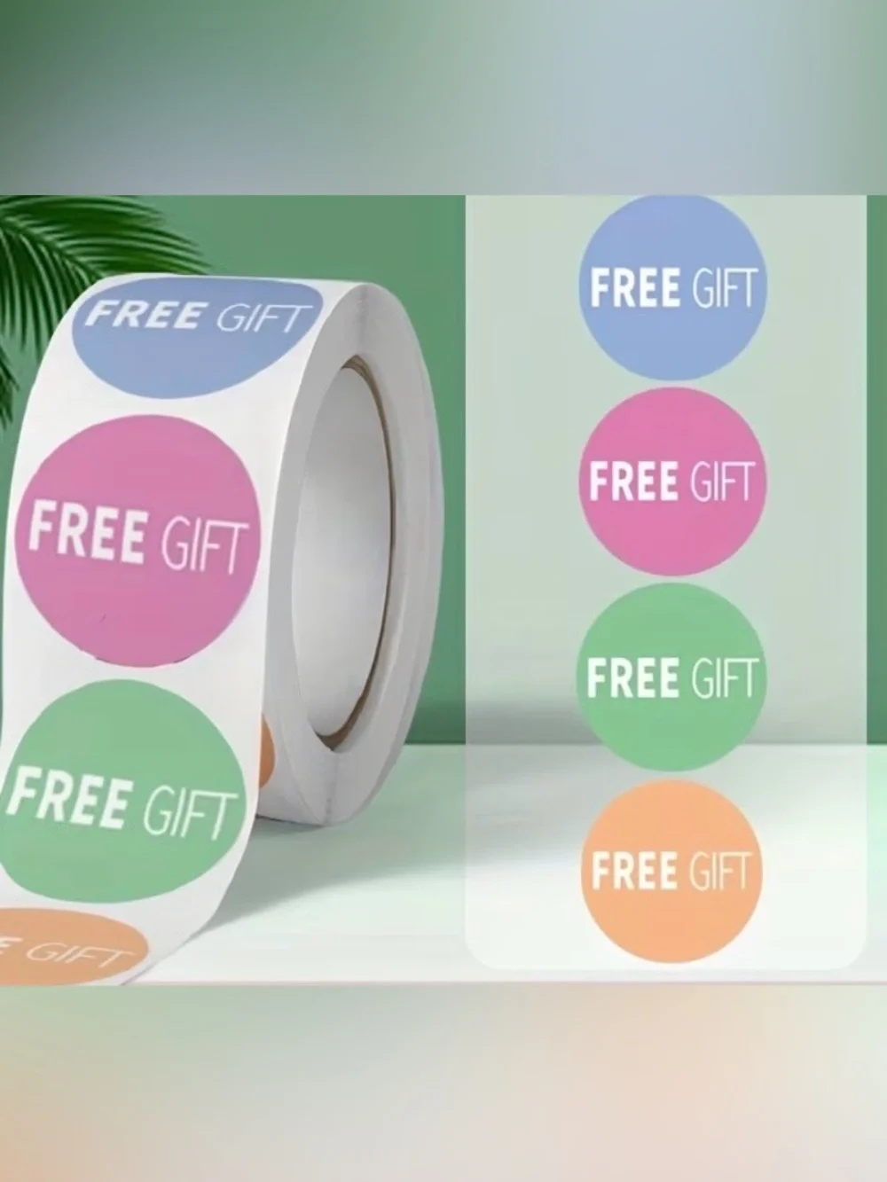 Boutique Free gift stickers free gift
